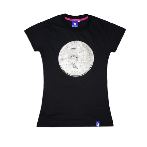 Women's Polo Shirt (Dark Acid Black)