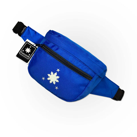 FrancisM Burda Logo Fanny Pack Blue