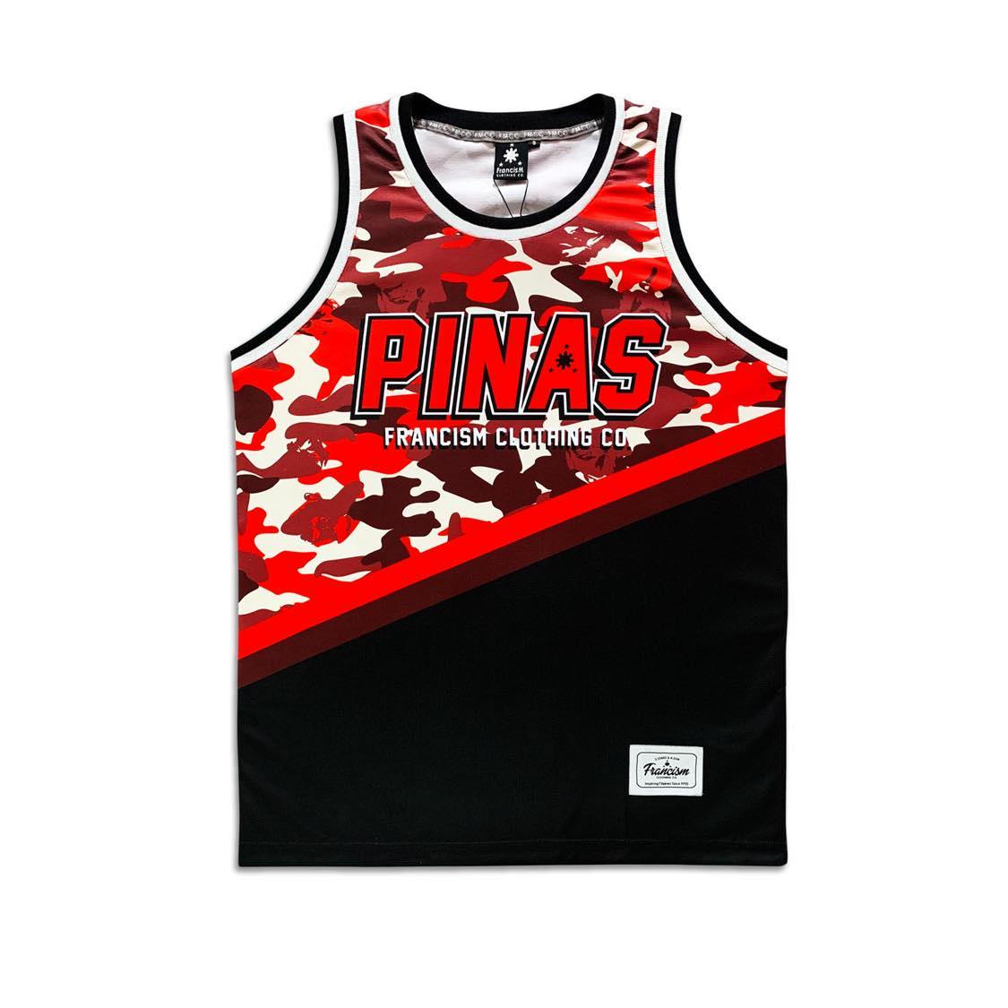 Men's Pinas Jersey Camou 2.0 (Red / Maroon)
