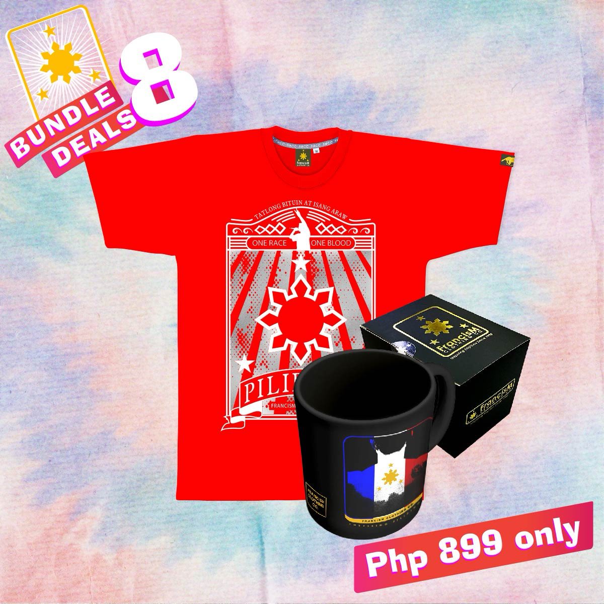 Men's Bundle Deal 8 (Logo Banner Red & F. Word Mug Black)