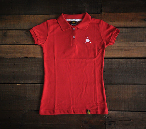 Women's Polo Shirt (Dark Acid Black)