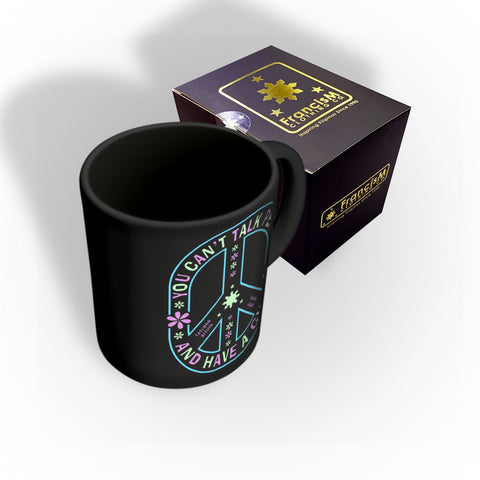 FrancisM Mug Talk Peace Black