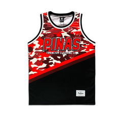 Men's Bundle Deal 15 (Pinas Jersey Camou 2.0 Red / Maroon & Fading Lines Mug White)