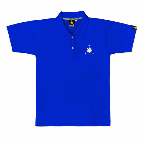 Men's Polo Shirt (R.Blue/White Logo Embro)