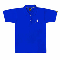 Men's Polo Shirt (R.Blue/White Logo Embro)