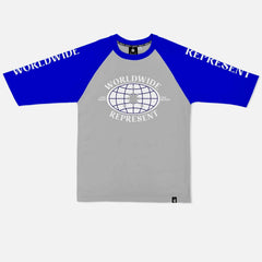 Men's Raglan Worldwide (Gray/R.Blue)