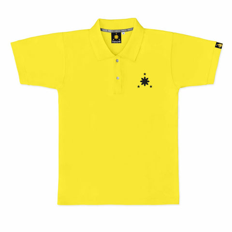 Men's Polo Shirt (Yellow/Black Logo Embro)