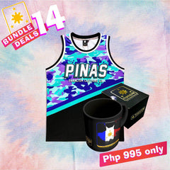 Men's Bundle Deal 14 (Pinas Jersey Camou 2.0 Teal & F. Word Mug Black)