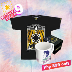 Men's Bundle Deal 9 (Logo Banner Black & Inspiring Retro Mug White)