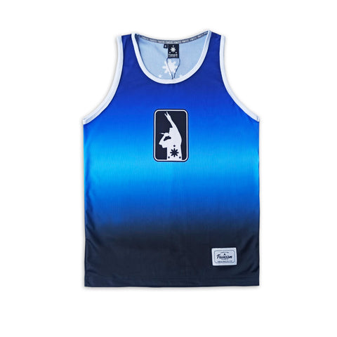 Men's TankTop Jersey Mic Gradient (Blue)