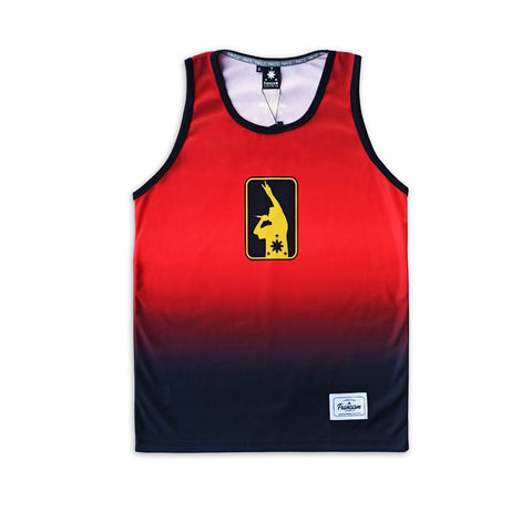 Men's TankTop Jersey Mic Gradient (Red)