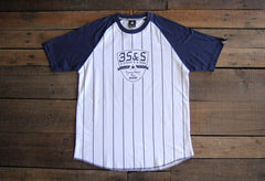 Men's Baseball (White/Navy Blue)