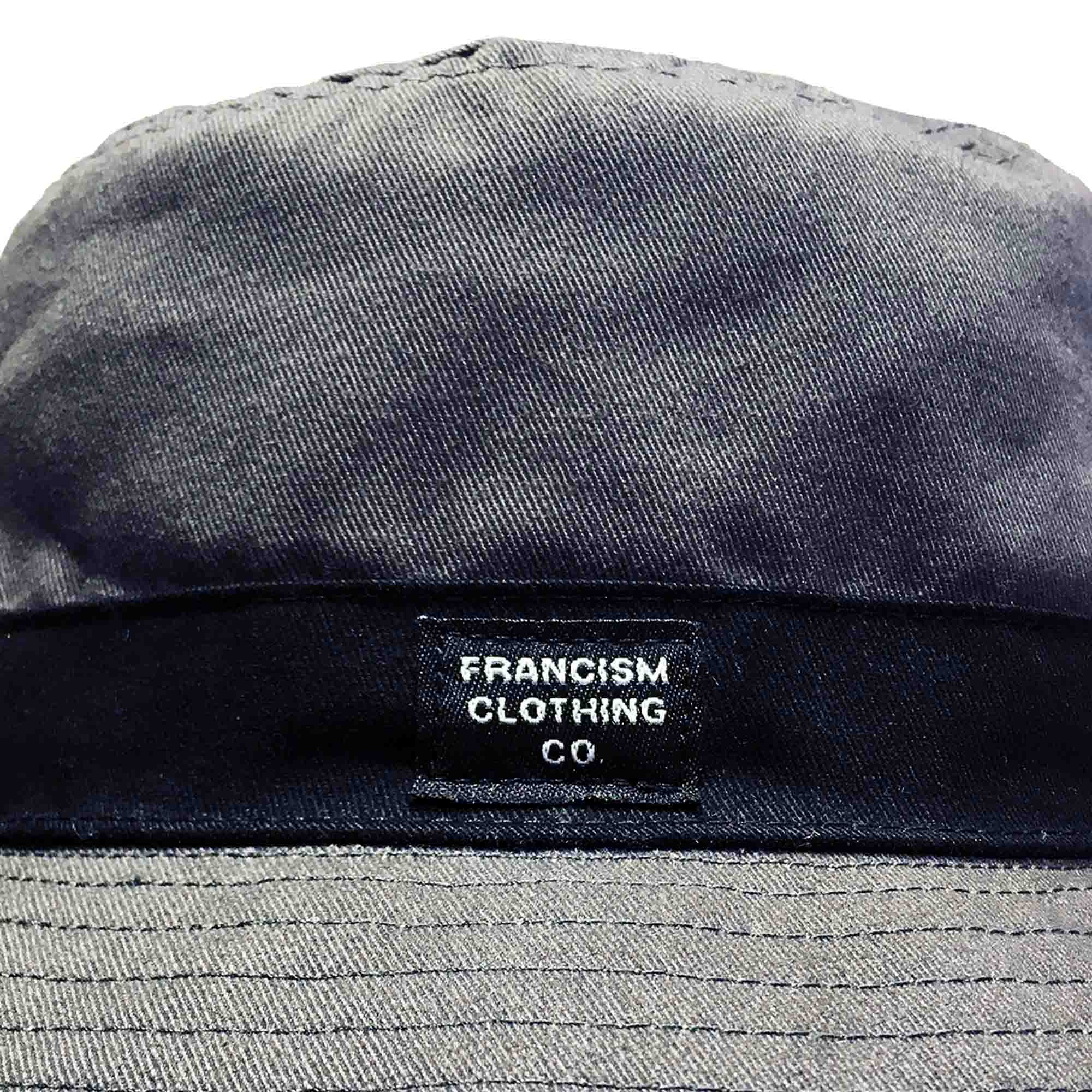 FrancisM Reversible Bucket Hat (Black Logo)