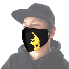 FRANCISM FACE MASK MIC LOGO GOLD