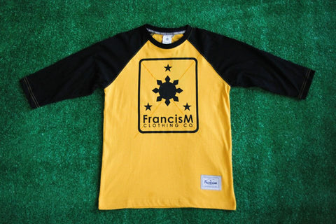Men's Raglan Logo (Black/Mustard)