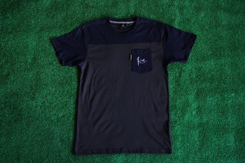 Men's TwoTone Pocket (Navy Blue/Charcoal)