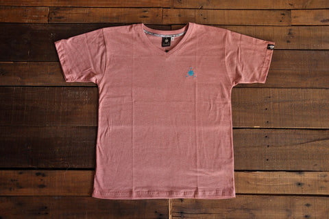 Men's V-Neck (Acid Tea/Red)