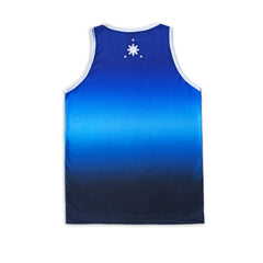 Men's TankTop Jersey Mic Gradient (Blue)