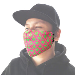 FRANCISM FACE MASK VINTA (PINK/GREEN)
