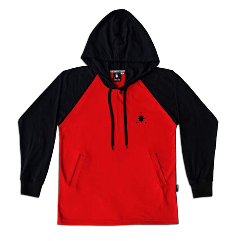 Men's Raglan Hoodie (Red)