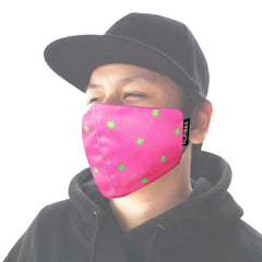 FRANCISM FACE MASK MONOGRAM (PINK/GREEN)