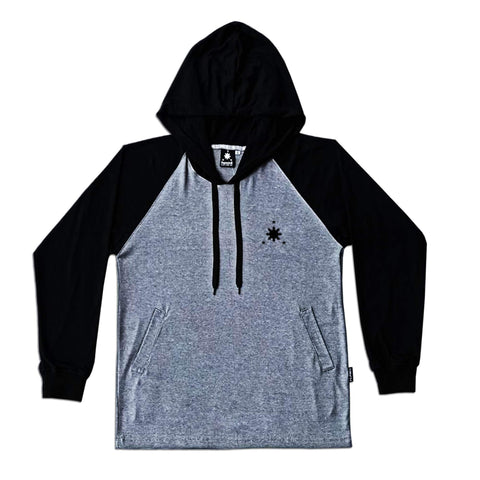 Men's Raglan Hoodie (Grey)