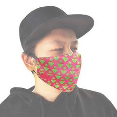 FRANCISM FACE MASK VINTA (PINK/GREEN)