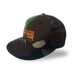 FrancisM Camou Snapback Cap (Tropical Camou)